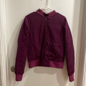 Lululemon reversible bomber pomegranate color